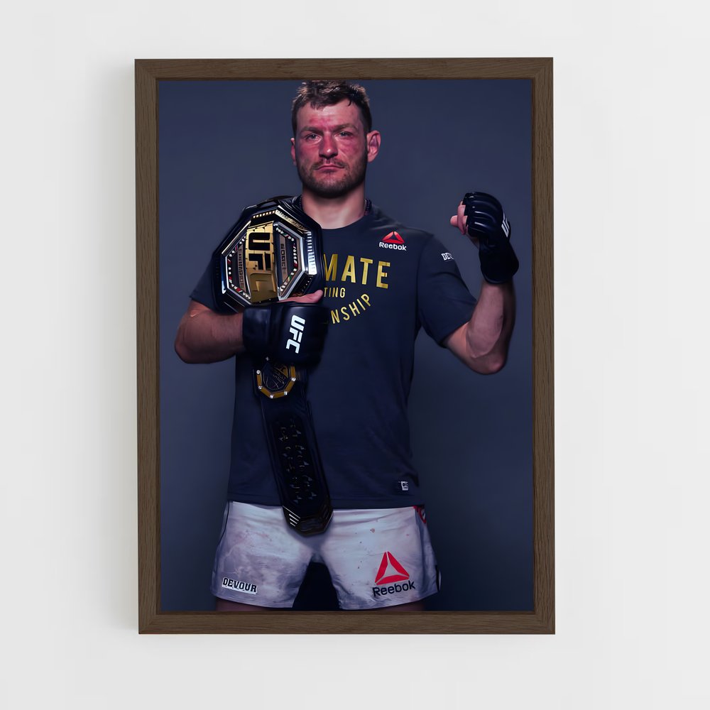 Poster Champion des Octogones – affiche MMA (vue 5)